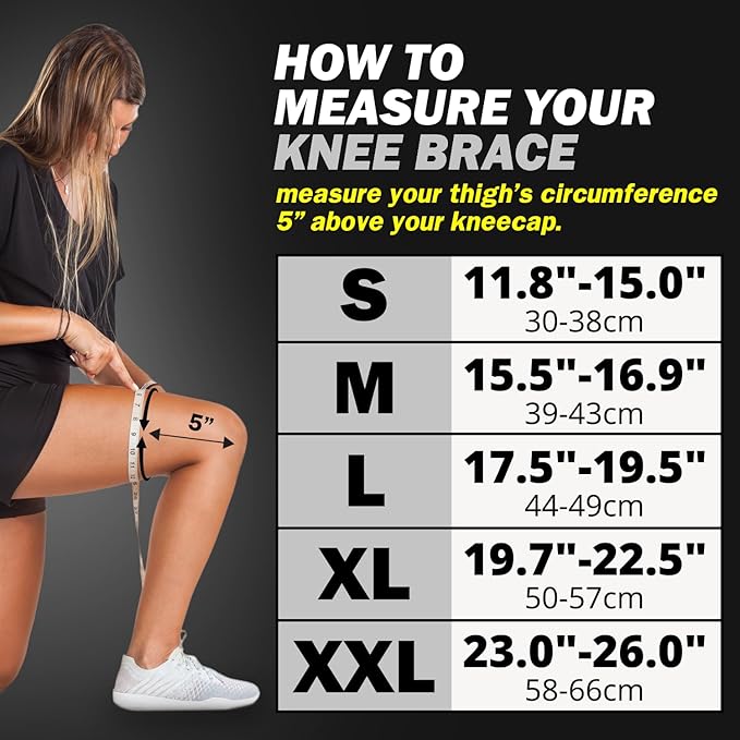POWERLIX Leg Sleeve - Best Knee Brace for Leg Pain for Men & Women Knee Support for Running, Basketball, Weightlifting, Gym, Workout, Sports Please Check Sizing Chart (Nude, Small)