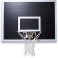 CALIKIWIPROS Mini Basketball Hoop Set Pro League Decorative Solid Wood Wall Mount, Includes 9’ Hoop & 5 mini Basketballs, Classic Look with Colors Matching Some pro Teams.