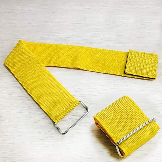 10 PCS 3 Legged Race Bands Three Legged Race Durable Firm Elastic Tie Rope Colorful 3 Leg Race Band for Kids Adult Outdoor Fun