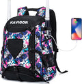 Baseball Bag for Youth and Adult, Softball Backpack 50L Large Capacity, Equipment Backpack with Laptop Compartment and Charge Port