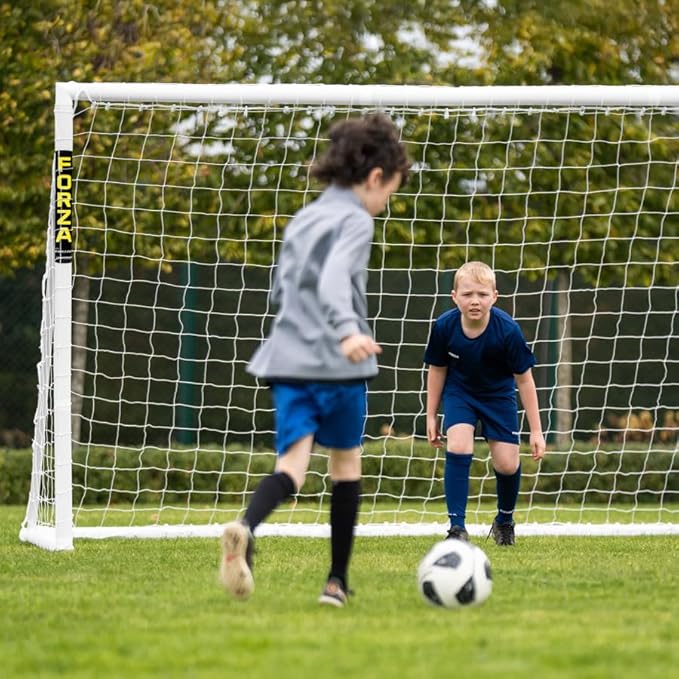 Forza Backyard Soccer Goals [9 Sizes] | Ultra-Durable uPVC Weatherproof Kids Soccer Goals | Quick Assembly – Every Goal Counts!