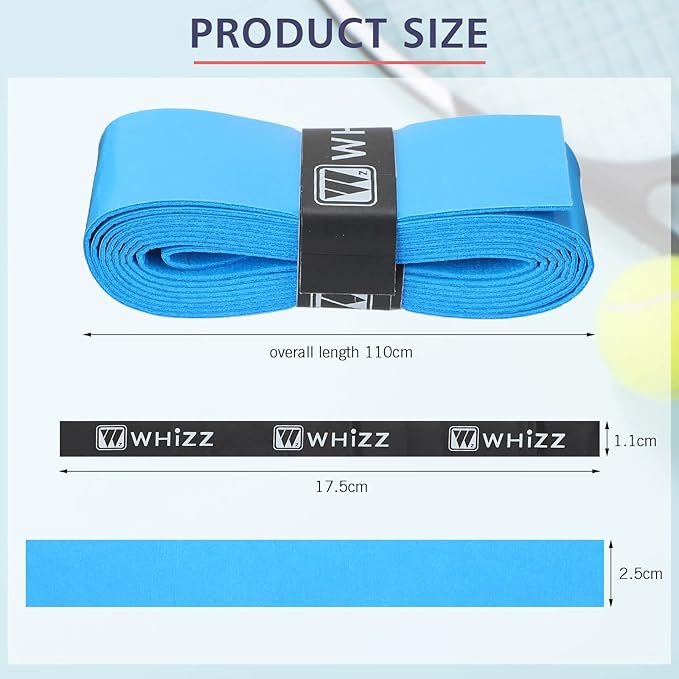 Jerify 24 Pieces Tennis Racket Grip Tape, Precut Badminton Racket Overgrips Tape with Velvety Comfort for Anti Slip and Absorbent Grip