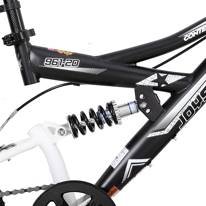 JOYSTAR 20 Inch Kids' Bike for Boys Girls Ages 7-13 Years Old, Dual-Suspension Kids Mountain Bike with Dual Handbrake & Kickstand, Multiple Colors