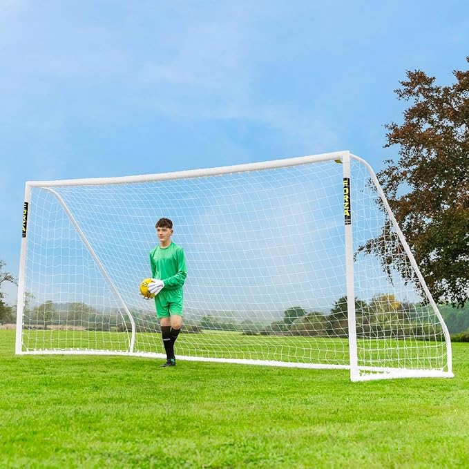 Forza Backyard Soccer Goals [9 Sizes] | Ultra-Durable uPVC Weatherproof Kids Soccer Goals | Quick Assembly – Every Goal Counts!
