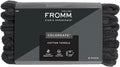 Fromm ColorSafe 100% Cotton Bleach Proof Salon Hair Towels, for Hairstylists, Barbers, Spa, Gym, Absorbent and Stain-Resistant Black Towels for Drying Long, Curly, or Wavy Hair, 16" x 29", 6 Pack