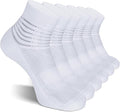 IRAMY Compression Ankle Support Socks Coolmax Wicking Cushioned Athletic Plantar Fasciitis Relief Men Women 2/3/6 Pairs