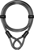 Titanker Bike Lock Cable,12mm Thick Security Cable with Loops Heavy Duty Steel Cable Vinyl Coated Bike Cable Lock Security Chain (4ft, 7ft, 15ft, 30ft)