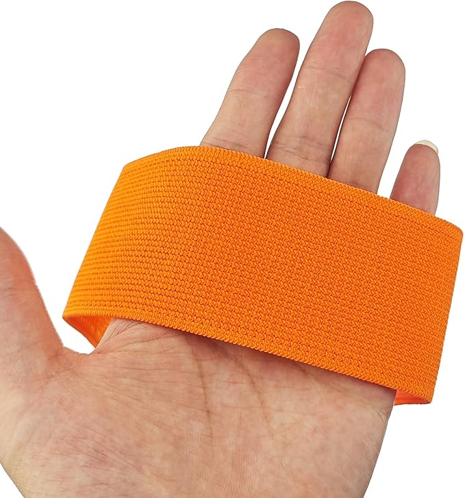 6 Pack 3 Legged Race Bands Colorful Firm Elastic Bands for Kids Adult Outdoor Fun (6)