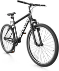 26 Inch Mountain Bike, High-Carbon Steel/Dual V Brake, Adjustable Ergonomic Seat Commuting Bike for Men Women Adult, Black, Grey