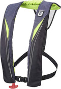 BLUESTORM Cirrus26 Inflatable PFD Life Jackets for Adults | US Coast Guard Approved Automatic Life Vest w/Manual Override Convertibility