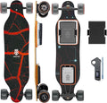 S3/Pixel Rider Electric Skateboards with Remote and Swappable Battery/Top Speed 28 Mph/2 * 600W Motors/12Miles/25Miles Max Range Electric Longboards for Adult＆Beginner