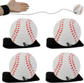 Wrist Return Ball, 2.36inches Rubber Rebound Ball with Strap for Wrist Exercise Play