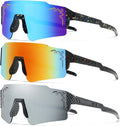 1/2/3 pcs Youth Baseball Glasses Boys Girls UV400 Kids Teen Sunglasses Child Young Men Women Football Eyewear
