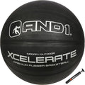 AND1 Xcelerate Rubber Basketball: Official Regulation Size 7 (29.5”) Streetball, Made for Indoor/Outdoor Games