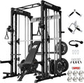 RitFit M1 & M1 Pro Smith Machine with Cable Crossover System, Multi-Function Squat Rack Power Cage for Home Gym, Power Rack and Packages