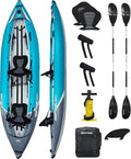 Driftsun Rover Inflatable Kayak - White Water Kayaks for 1 and 2 Person, High Pressure Dropstitch Floor Kayak for Adults with Padded Seats