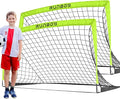 RUNBOW 5x3 ft Portable Kids Soccer Goal for Backyard Practice Soccer Net with Carry Bag