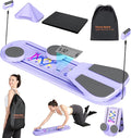 Pilates Board - Pilates Reformer Set, Portable and Foldable Pilates Board for Home Workout, Multifunctional Pilates Board for Women, Pilates Reformer Machine for Home Exercise