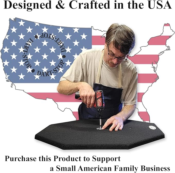 36 inch Professional Dart Board Backboard, Octagonal | Wall Protector | Dartboard Surround