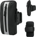Running Phone Holder Armband, iPhone Arm Bands for Exercise, Running Arm Bands for Cell Phone, Phone Purse Cell Phone Holder for Walking (Black)