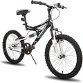 JOYSTAR 20 Inch Kids' Bike for Boys Girls Ages 7-13 Years Old, Dual-Suspension Kids Mountain Bike with Dual Handbrake & Kickstand, Multiple Colors