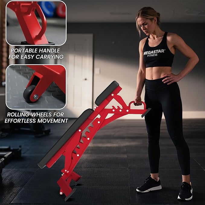 Adjustable Weight Bench, 1300lbs Capacity Heavy Duty Workout Bench for Home and Garage Gym, Multi-Position Backrest and Seat Strength Training Bench