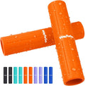 WayToGo Kayak Paddle Grips, Non-Slip Paddle Grips for Kayaking, Soft Silicone Wraps Blister Prevention Kayak Paddle Board Accessories for Take-Apart Paddles, 2 Pack