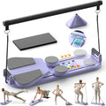 Pilates Board,Pilates Reformer Sets, Multifunctional Abdominal Pilates Board for Home Workout Equipment, Portable Foldable Ab Board Trainer Pilates Exercise Machine,Pilates Board for Women