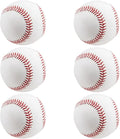 Rarapop Blank Standard Baseball Balls, Official Size 9 Inch Leather Covered Practice Baseball Training Ball for League Play, Pitching, Hitting, Batting, Fielding, Autograph