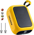 AstroAI Portable Electric Ball Pump - Ultra Fast Inflation, with Digital LCD Display, Preset Pressure with Ball Needle for Basketball, Soccer, and Sports Balls
