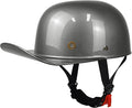 Adult Unisex Black Half Motorcycle Helmet, DOT Approved, for Chopper Moped Scooter Motorbike Electric