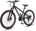 SPATIAL Mountain Bike, 24/26/27.5/29 inch Outdoor Cycling Bike,21/8 Speed Lightweight Aluminum Frame | Dual Disc Brakes,Adjustable Ergonomic Seat for Men Women Adult,MTB Bicycle