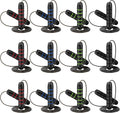 Junkin 12 Pieces Jump Ropes for Fitness with Ball Bearings Speed Jumping Adjustable Skipping Rope with Foam Handles Exercise Jump for Men Women Cardio Training
