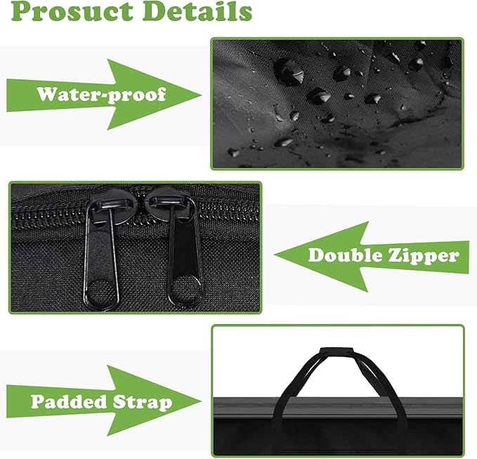 Cornhole Carrying Case, Regulation Size Cornhole Board Carrying Case for Travel, Cornhole Carrying Bag Fits 4’x2’ Board, Easy to Carry
