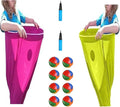 FunFling Granny Pants Yard Game - Oversized Outdoor Toss Game with 16 Throwing Balls for Adults & Kids, Giant Lawn Games for Backyard BBQ, Birthday Parties & Team Building Events