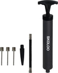 SKOLOO 10" Portable Hand Air Ball Pump Inflator Kit with Needle, Nozzle, Extension Hose for Soccer Basketball Football Volleyball Water Polo Rugby Exercise Sports Ball Balloon Swim Inflatables