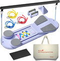 Pilates Reformer Board - Home Gym Workout Set for Core & Full Body Training, Pilates Exercise Equipment, Ab Machone, Compact Fitness Gear for Strength, Toning & Weight Loss