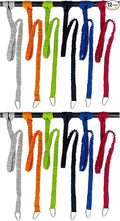 Kayak Paddle Leash Kayak Rod Leash Stretchable Coiled Lanyard Leash for Kayak and Paddles, Fishing Poles Rods