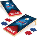 Wild Sports NFL Football 2' x 4' Regulation Size Solid Wood Cornhole Set with Direct Print HD Team Graphics Great Gift for Any Football Fan! Bean Bag Toss Family Outdoor Game