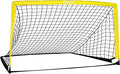 5×3 6x4 9x5 FT Portable Kids Soccer Goal for Backyard, Foldable Soccer Practice Net with Carrying Bag for Toddler Youth Adult Pop Up Soccer Training Equipment Indoor and Outdoor Sports Game