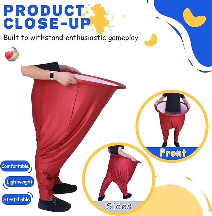 Granny Pants Yard Game, Oversized Granny Pants Outdoor Games,Giant Stretchy Pants, Fun Tossing Games Props for Outdoor Parties, Group Gatherings, Adults and Family
