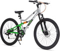 RoyalBaby Kids Mountain Bike for Boys and Girls, Ultra-Light Aluminum 20-24 Inch Wheel Bicycle for 6-14 Years Old Children, 7/21-Speeds Drivetrain