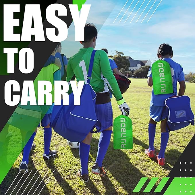 RUNBOW 5x3 ft Portable Kids Soccer Goal for Backyard Practice Soccer Net with Carry Bag