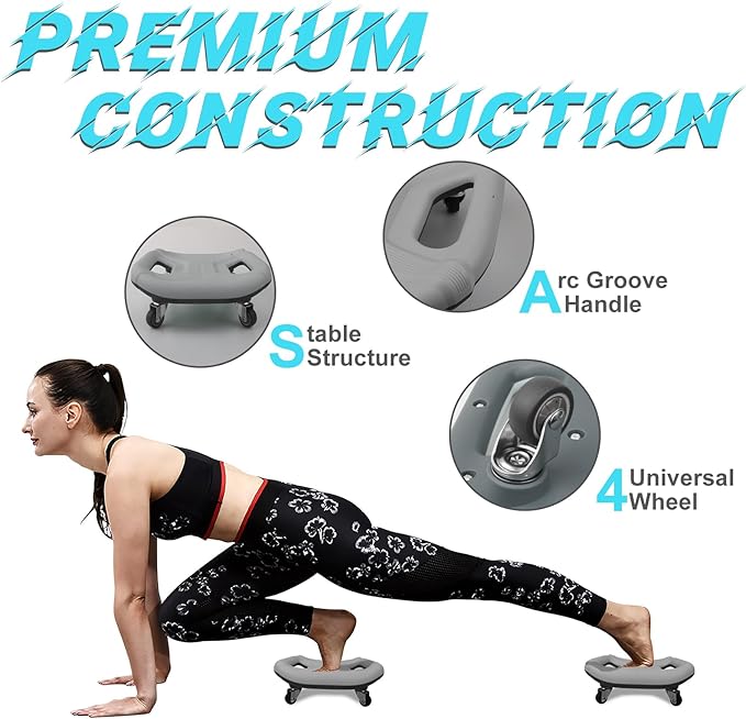 Ab Roller Wheel for Core Workout, Ab Wheel Exercise Equipment for Home Gym