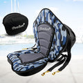 Universal Deluxe Kayak Seat Cushion with Storage Bag for Kayak,Padded Boat,SUP,Canoe,Fishing Boat,Seats with 4 Adjustable Straps