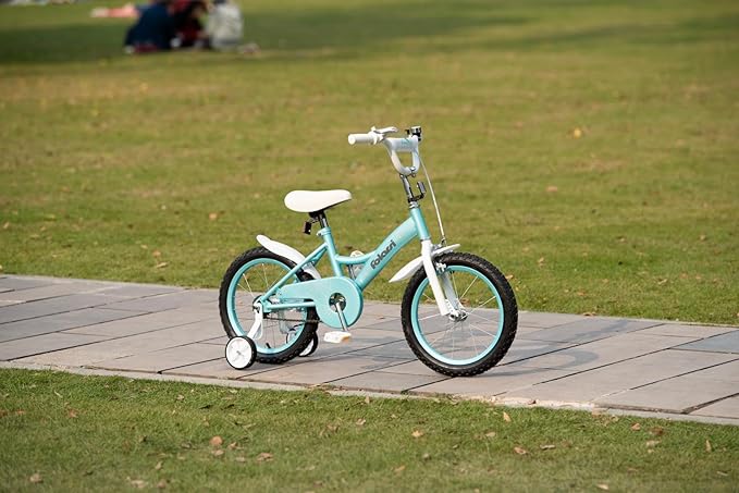 Kids Bike 14 16 18 Inch Bicycle for 3-9 Years Boys Girls Bike，Children's Bicycle with Bell Training Wheels, Multiple Colors