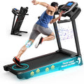 Treadmills for Home Walking Pad Treadmill Folding Treadmill with Incline 3.5HP Quiet Brushless, Running Machine 330 Lbs Capacity, App, Pulse Sensor Heart Rate with LCD Display Holder for Cup & Phone