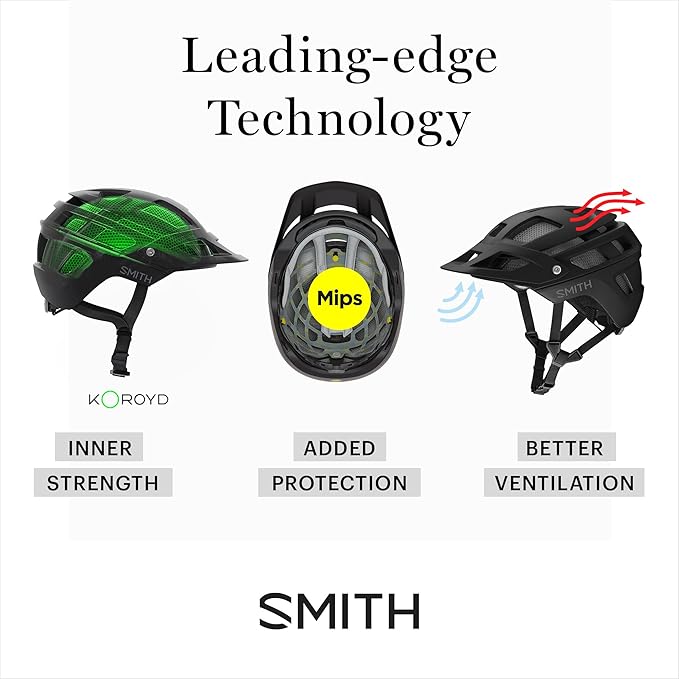 SMITH Session MTB Cycling Helmet – Adult Mountain Bike Helmet with MIPS Technology + Koroyd Coverage – Lightweight Impact Protection for Men & Women – Adjustable Visor