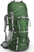 MOUNTAINTOP 70L Internal Frame Backpack Camping Backpacking Hiking Backpack for Men Women with Rain Cover