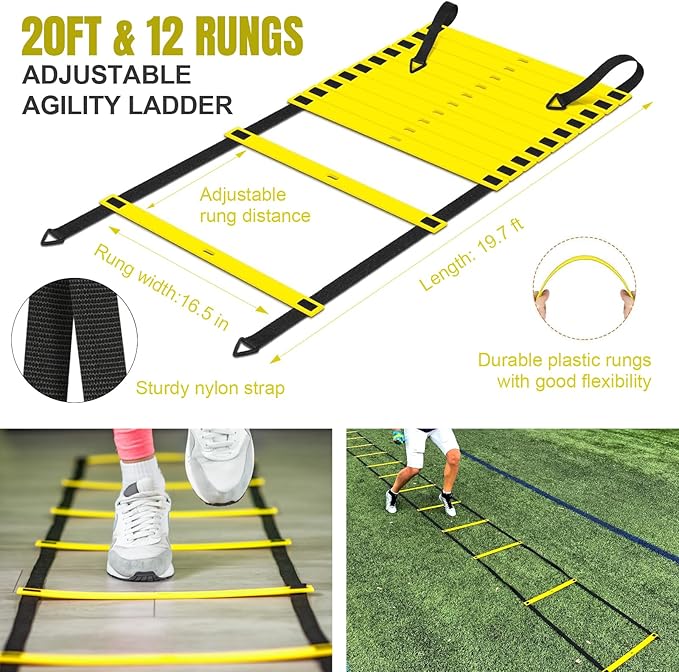 Kids Soccer Goals for Backyard Set, Portable Toddler Soccer Goal 2 of 4x3 ft, 6x4 ft, 7x5 ft, Soccer Training Equipment, Pop Up Soccer Net Kit with Size 4 Soccer Ball, Youth Games, Outdoor Sports Play